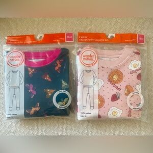 New Toddler Girls Pajamas Set 18 Months Snug fit